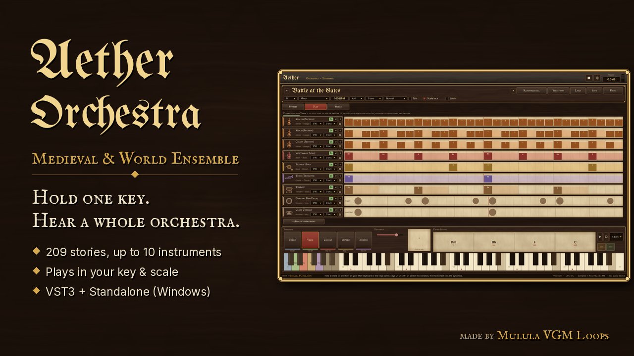 Aether Orchestra interface